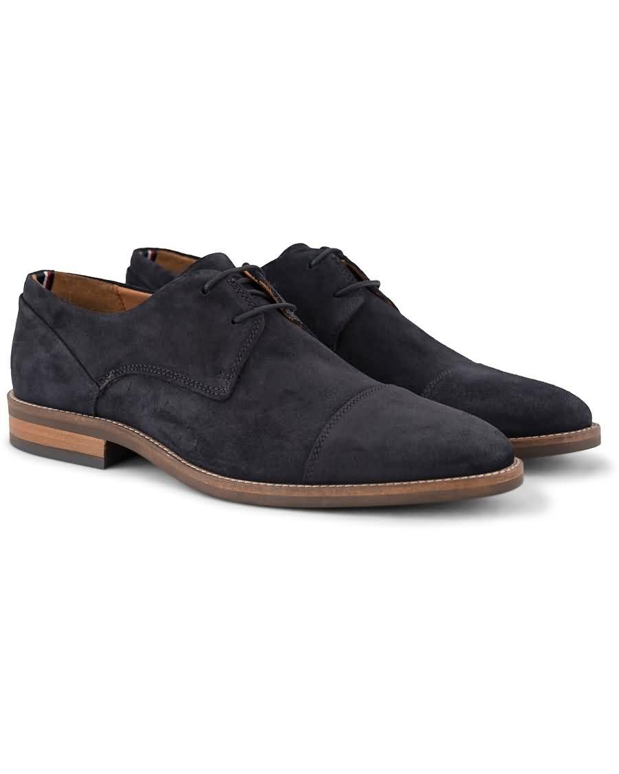 tommy hilfiger dallen derby midnight suede Vakkert For Engros ni278